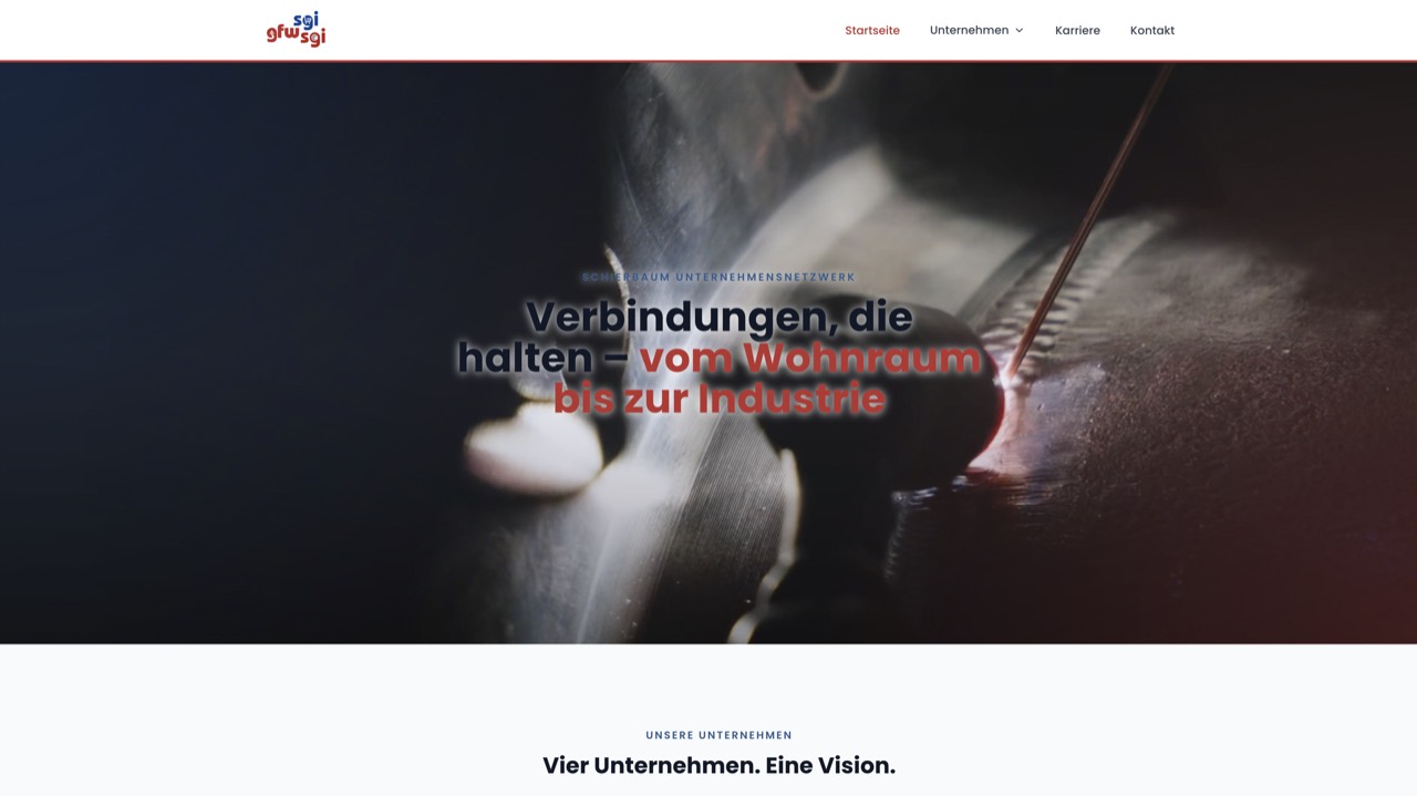 Webseite Schierbaum Unternehmensnetzwerk von my-scale